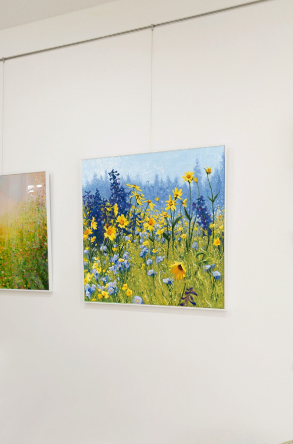 화사한 거실그림 셜리 노박 joyful in july 식탁 현관액자 꽃그림액자 집들이선물 : 갤러리아리아