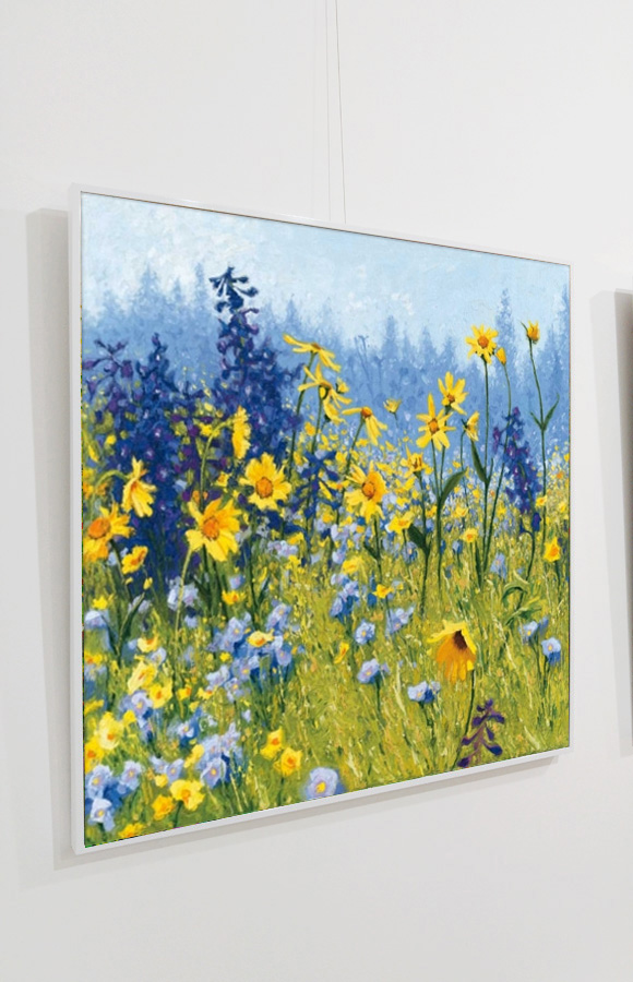 화사한 거실그림 셜리 노박 joyful in july 식탁 현관액자 꽃그림액자 집들이선물 : 갤러리아리아