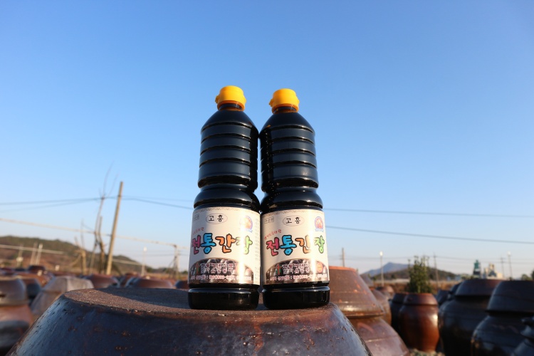 전통에덴식품 전남고흥 국산콩 옛날 전통 조선간장 900ml : 전통 에덴식품