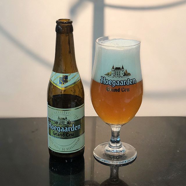 호가든 그랑 크뤼 수입 맥주 전용 잔 HOEGAARDEN Grand Cru 330ml : 리빙셀럽