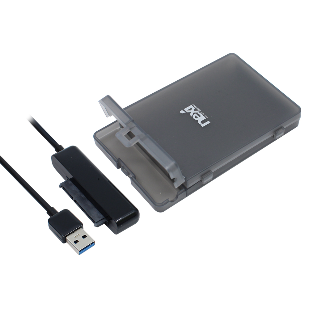 SSD 외장하드케이스 2.5인치 NEXI USB3.0 HDD 케이스 NX774 : 네트워크 전문점