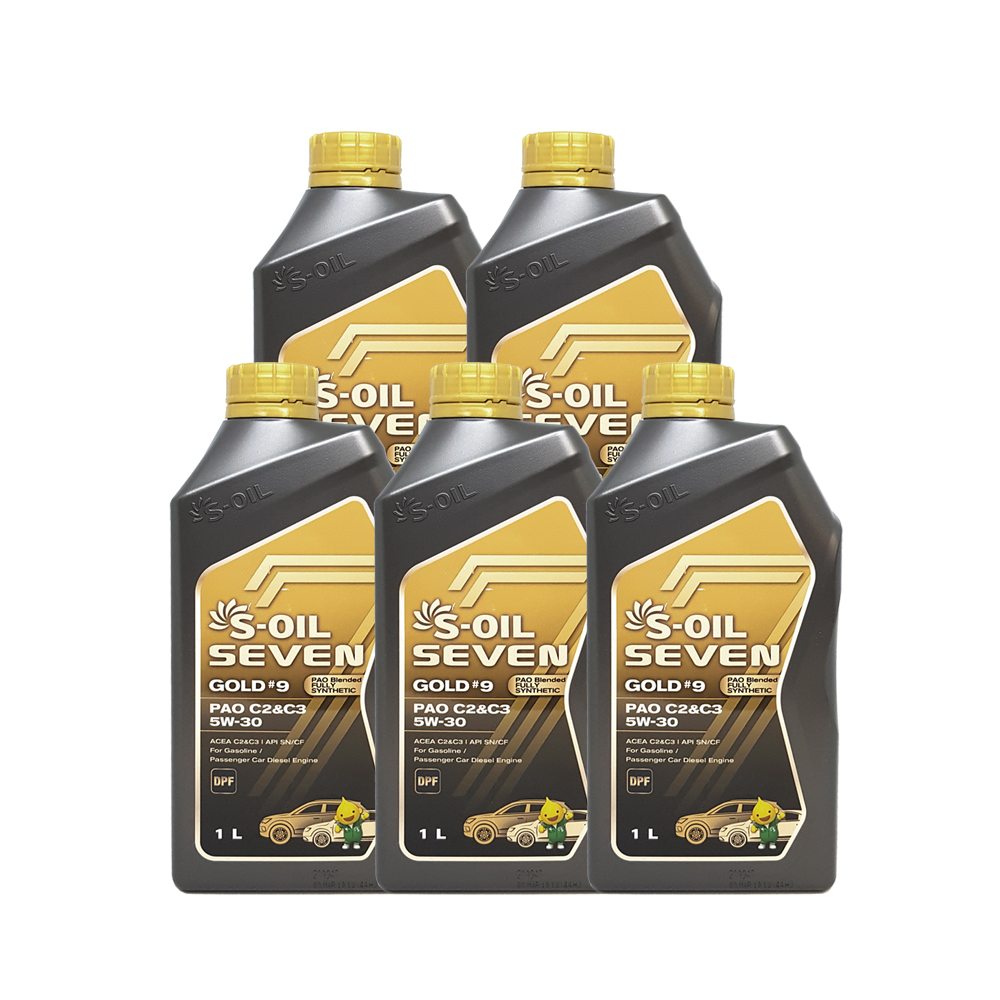 올뉴k7(YG) 하이브리드 엔진오일세트 세븐골드파오(5L)+필터35505-C1100 : 오일클럽
