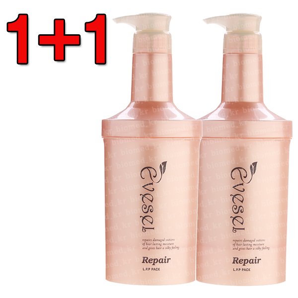 1+1 이브셀 리페어 LPP 헤어팩 1000ml 트리트먼트 : 지오인터내셔널