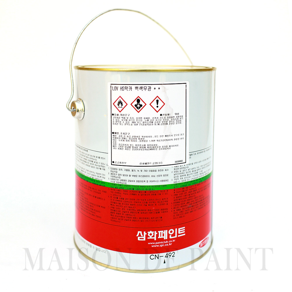삼화페인트,유성페인트,락카페인트,4L,철제페인트,목공페인트 : 삼화페인트스토어