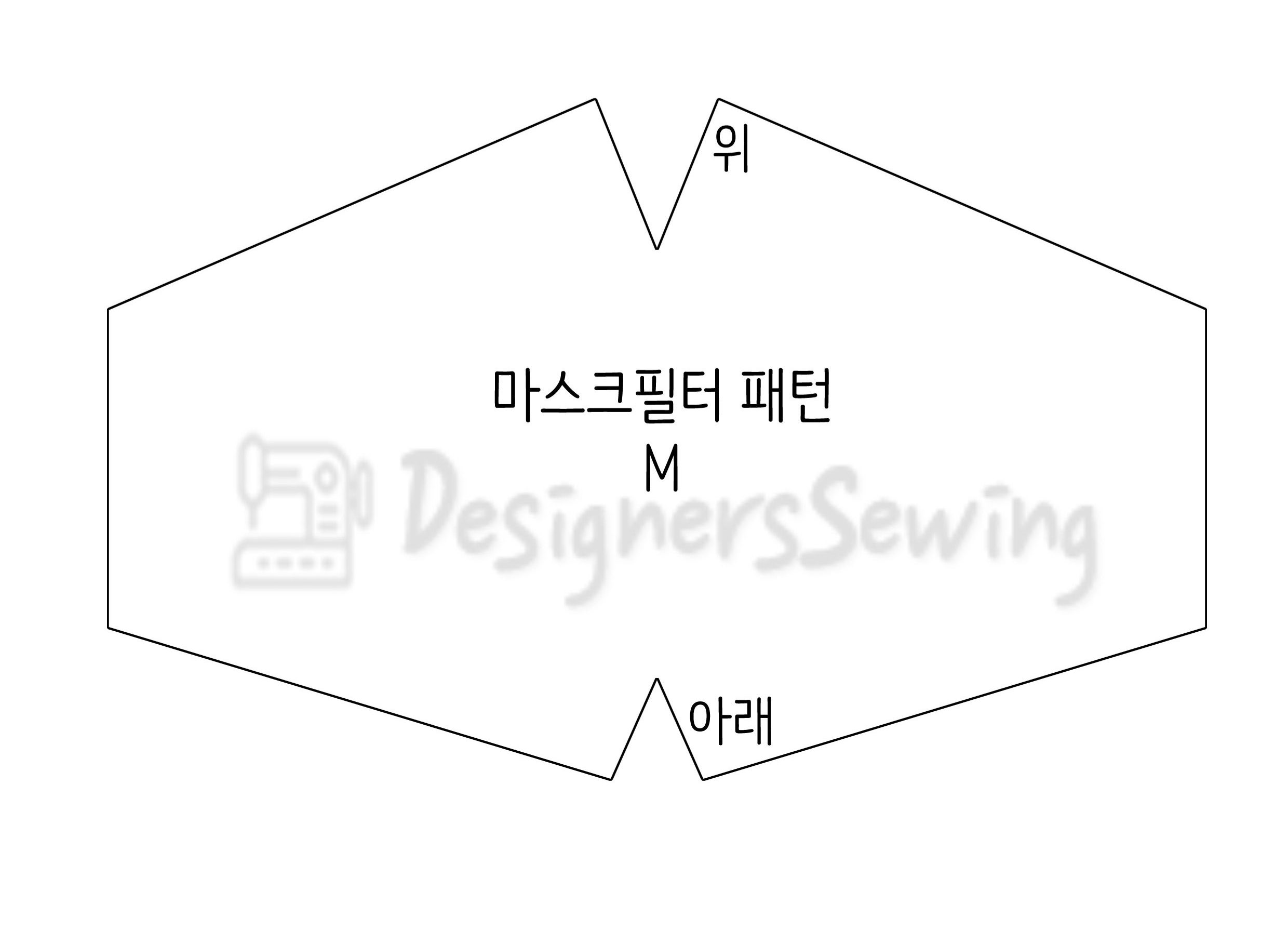 핸드메이드 레이스마스크 필터교체형 : 디자이너스소잉
