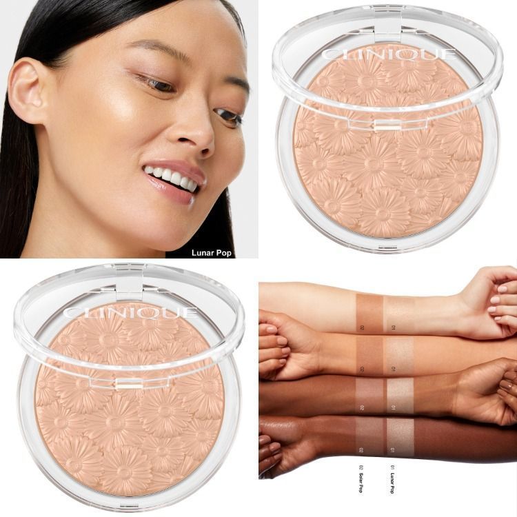 Clinique 클리니크 파우더팝 플라워 하이라이터 루나팝 9g : 원더러스트