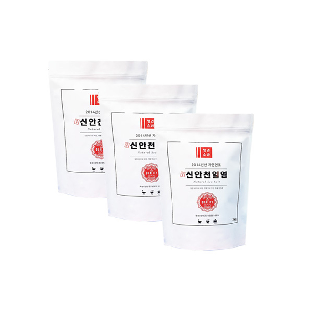 천일염 (6kg - 2kgX3개 - 신안천일염 - 2014년산) : 주식회사 뉴트리세븐