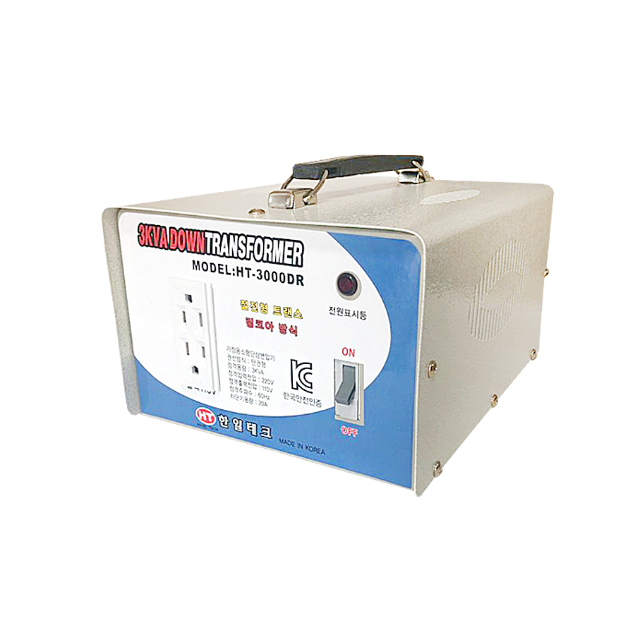 한일테크 링코아 3KVA 다운변압기 220V-110V : 삼양AVR