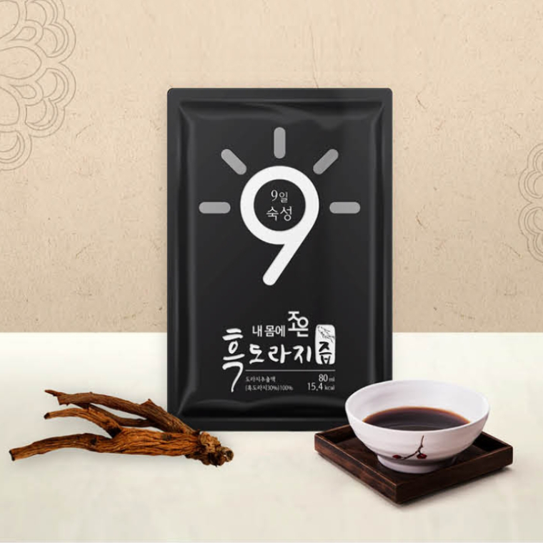 충북 보은 흑도라지즙 80ml x 30포 1박스 국내산 흑도라지 진액 100% 선물세트 : ANDMORE