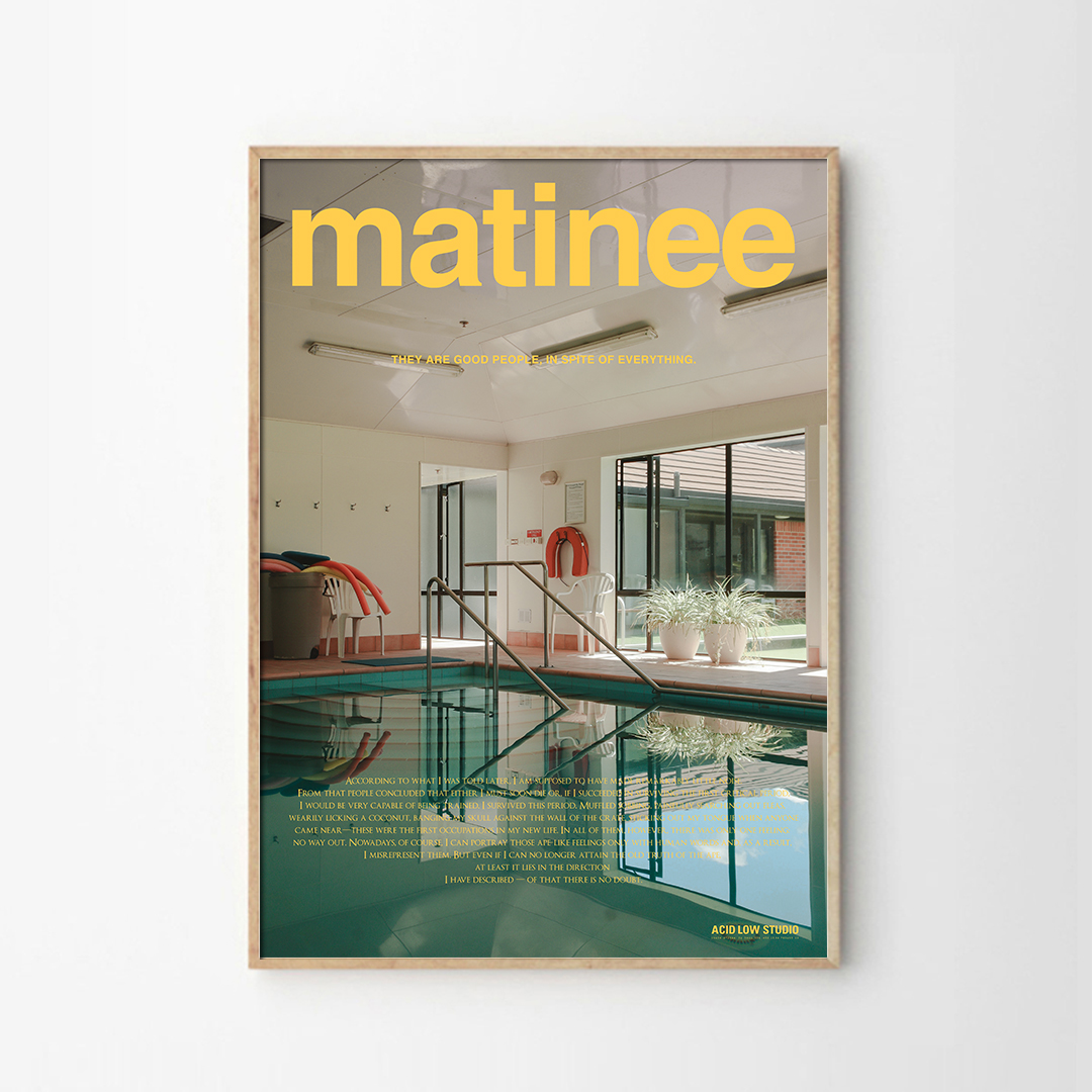 애시드로우 인테리어포스터 거실포스터 스튜디오액자 MATINEE : 애시드로우