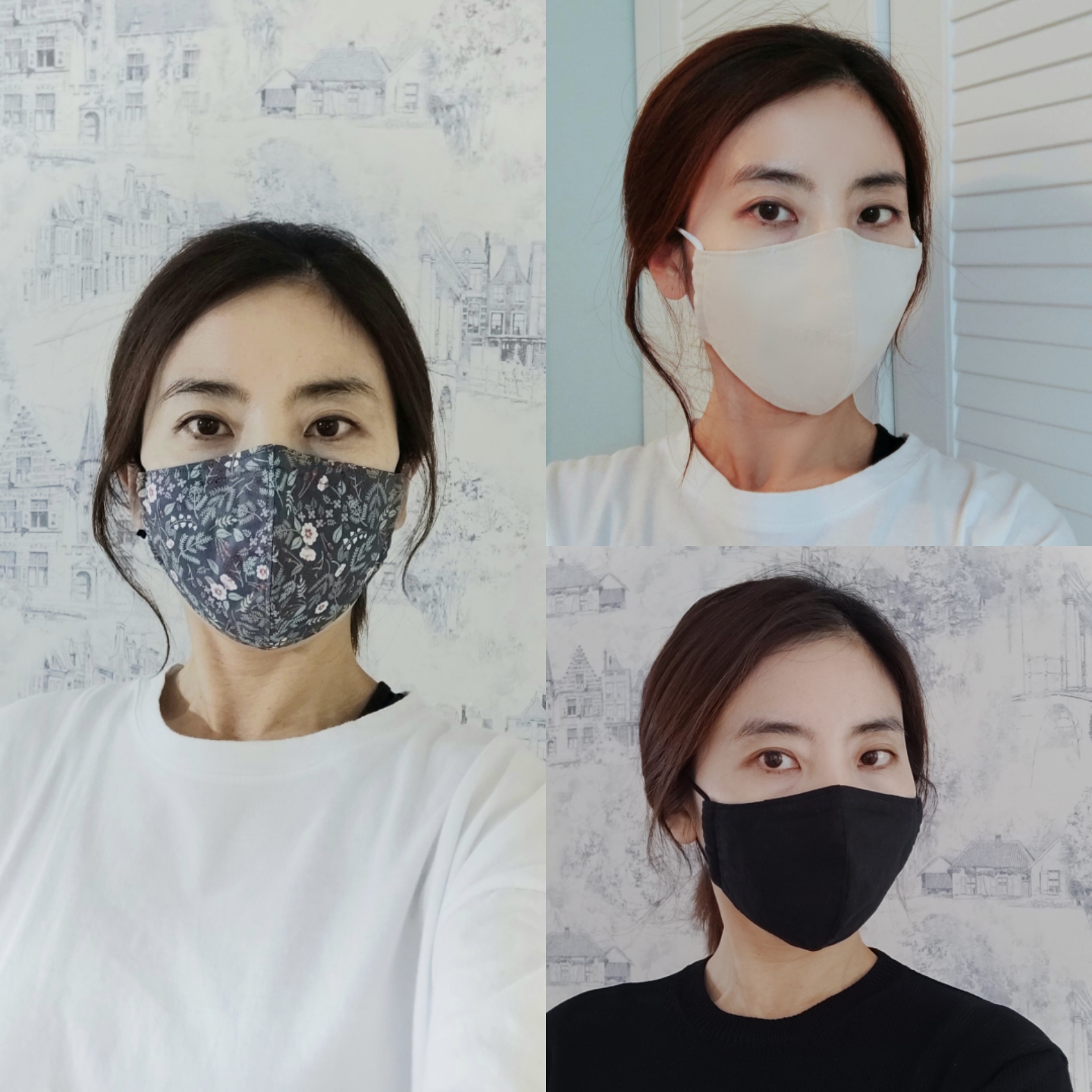 DIY 성인 마스크만들기 패키지 2개 필터교체형[동영상제공] : 디자이너스소잉