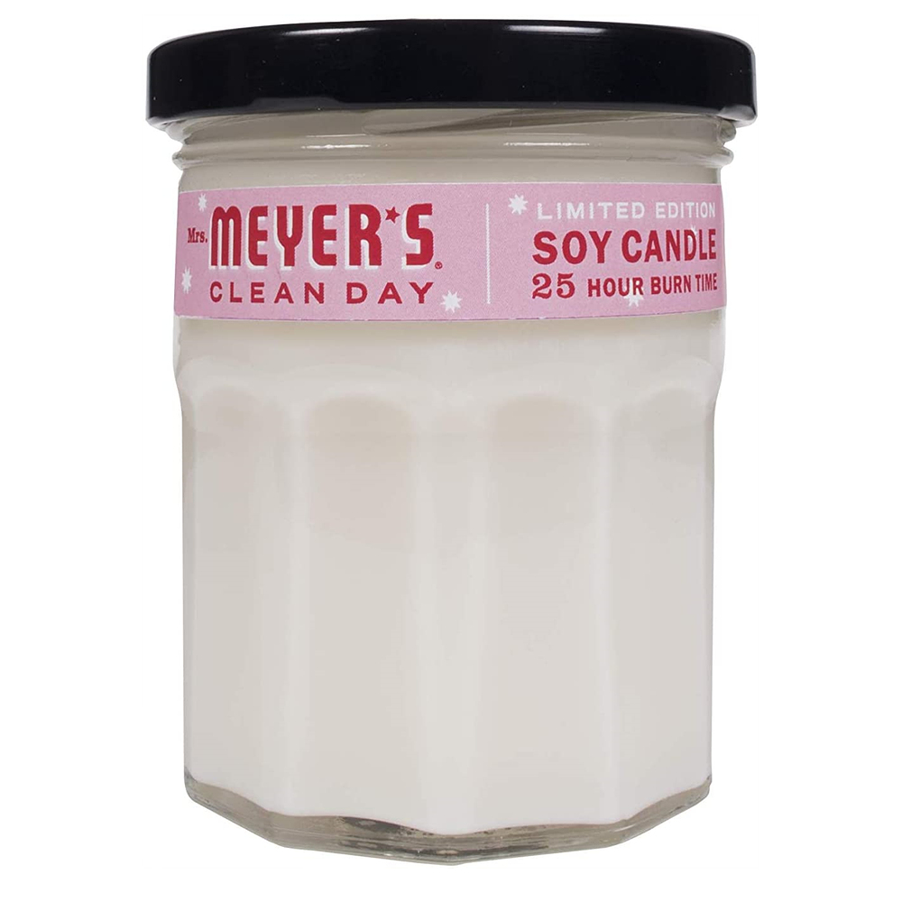 Mrs. Meyers Clean Day Scented Soy Candle Small Glass Peppermint 4.9oz 미세스 마이어 소이캔들 페퍼민트 139g : 미시까리