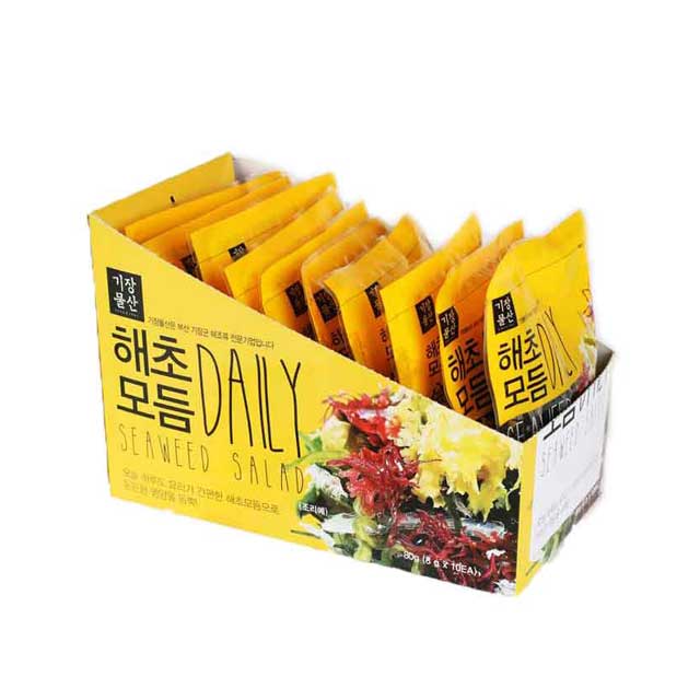 3분 해초 샐러드 8g 다이어트 음식 도시락 식단 소스 선택 기장물산 : 삼해진미