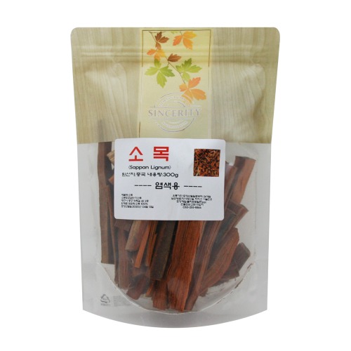 (중국산)소목 염색용 300g : 천일한약방