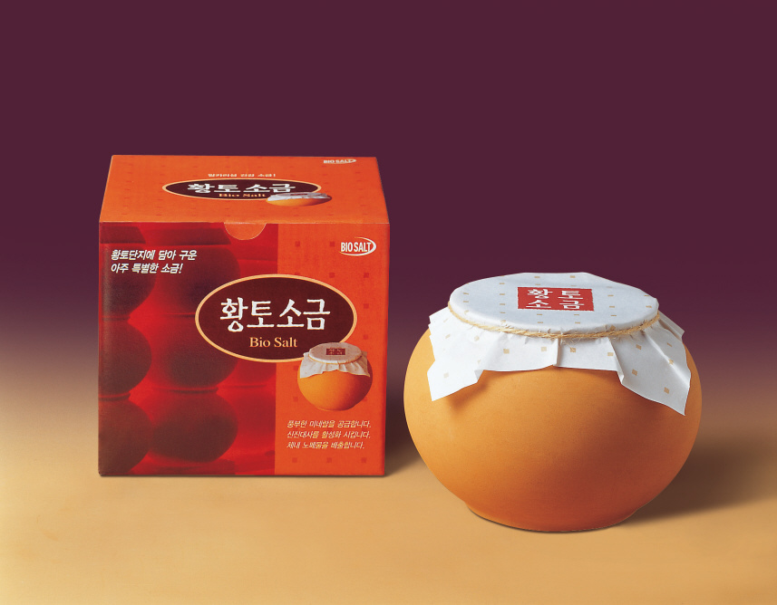 [프레시픽]  이제는 소금도 웰빙이다. 황토에 담아구운 미네랄 소금 단지형 -1ea (500g X 1) : freshpicks