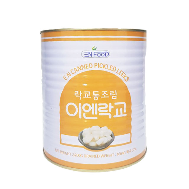 이엔 락교 통조림 3kg : 푸드베테랑
