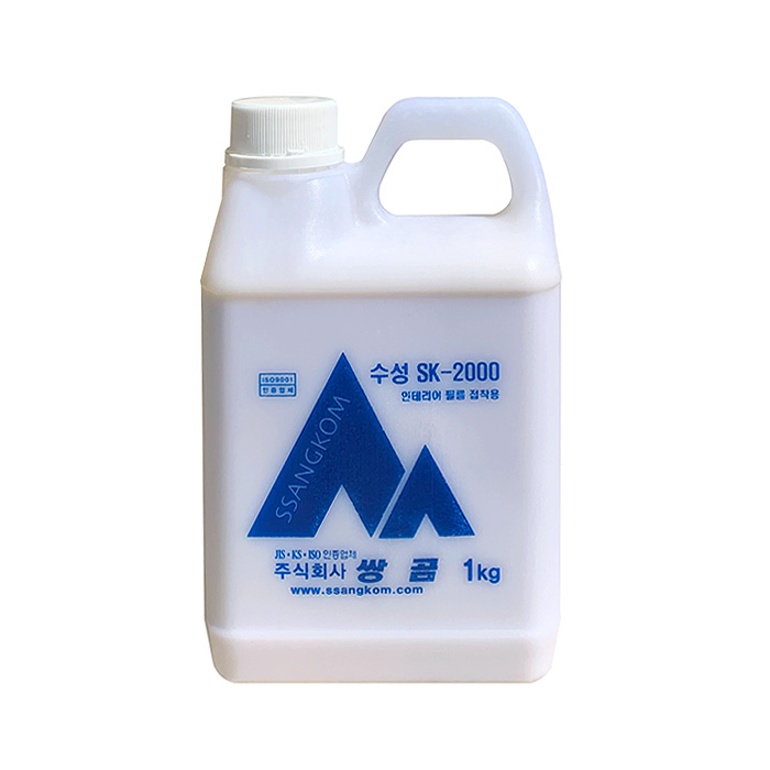 쌍곰 인테리어 필름 프라이머 수성 프라이머 시트지 접착제 1kg : 이누데코닷컴