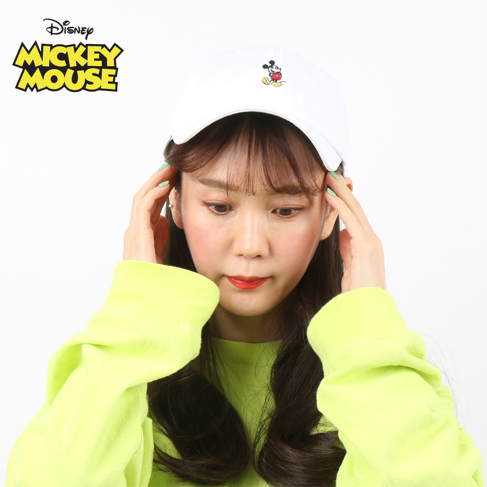 라이센스 미키마우스 볼캡 심플 디즈니 야구모자 남자 여자 캡 : 챠밍스튜디오