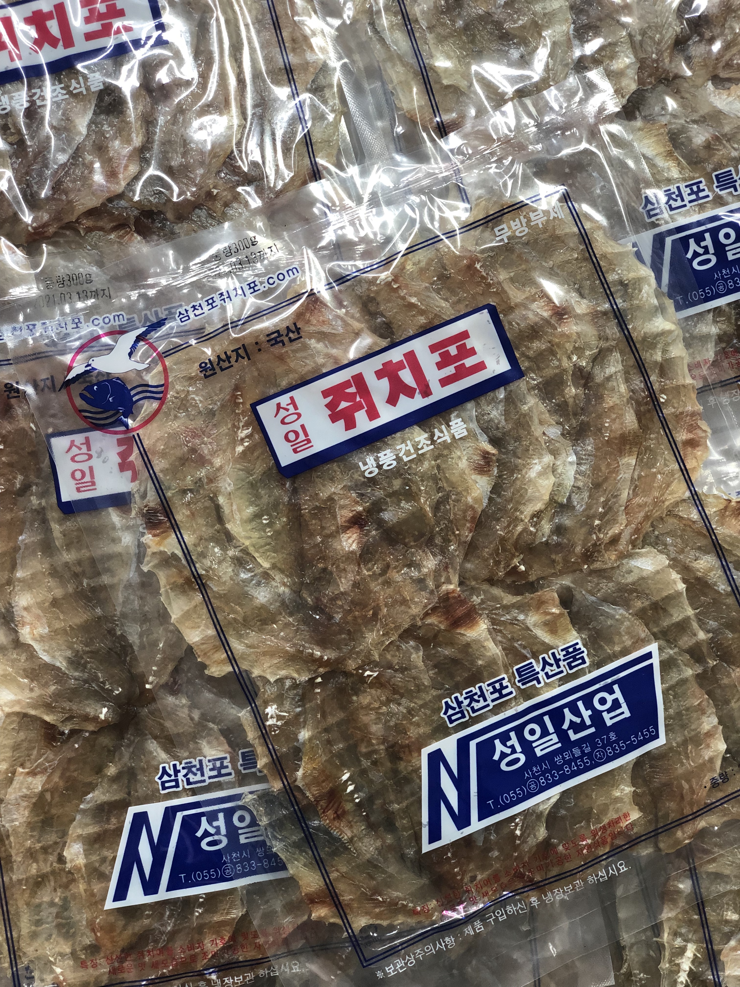 국산 성일산업 삼천포 쥐치포, 쥐포 300g : 삼천포건어60번