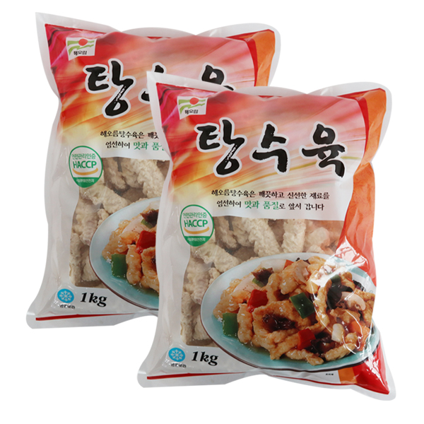 해오름 탕수육1kg 5개 : 달인식자재마트
