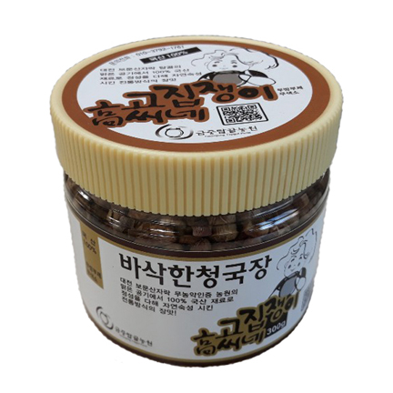고집쟁이고씨네 바삭한청국장 300g : 고집쟁이고씨네 금중탑골농원