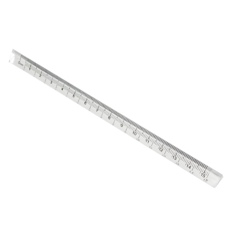 투명 삼각자15cm : 팬시샵