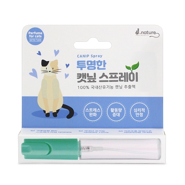 제이네이처 투명한 캣닢 스프레이 7ml : 뚜뚜펫