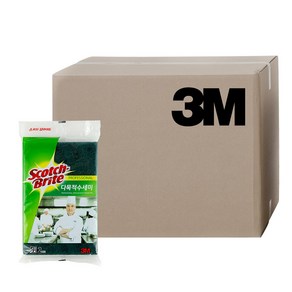 3M 업소용 스카치브라이트 항균 식당 주방 매장 HACCP 해썹 전용 수세미 20매 1박스 : 조리화짱119