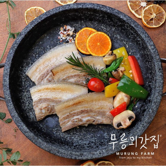 제주산 흑돼지 오겹살 500g 구이용 수육용 숯불용 찌개용 고기맛집 김장철 절임배추 : 무릉외갓집