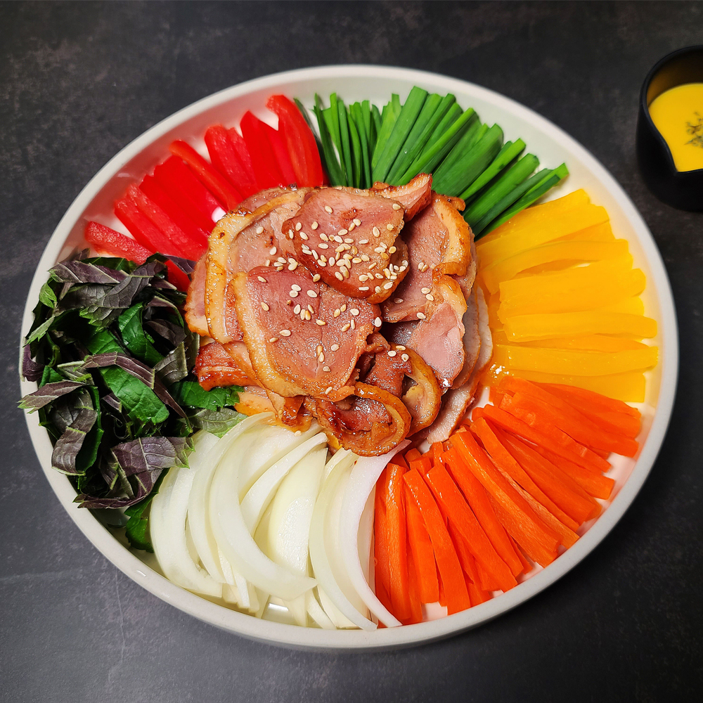 가미 훈제 통오리 완포 훈제오리 슬라이스 : 마이푸드샵