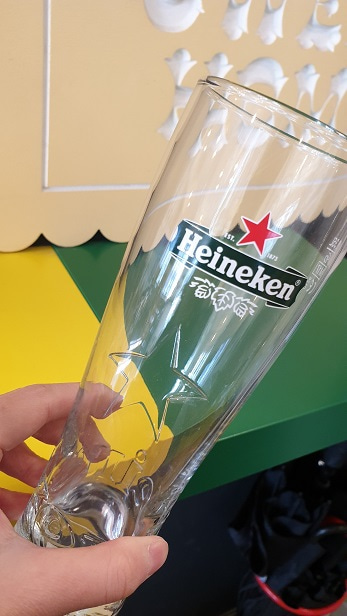 하이네켄 별 350ml 맥주잔 : 트레이드호시