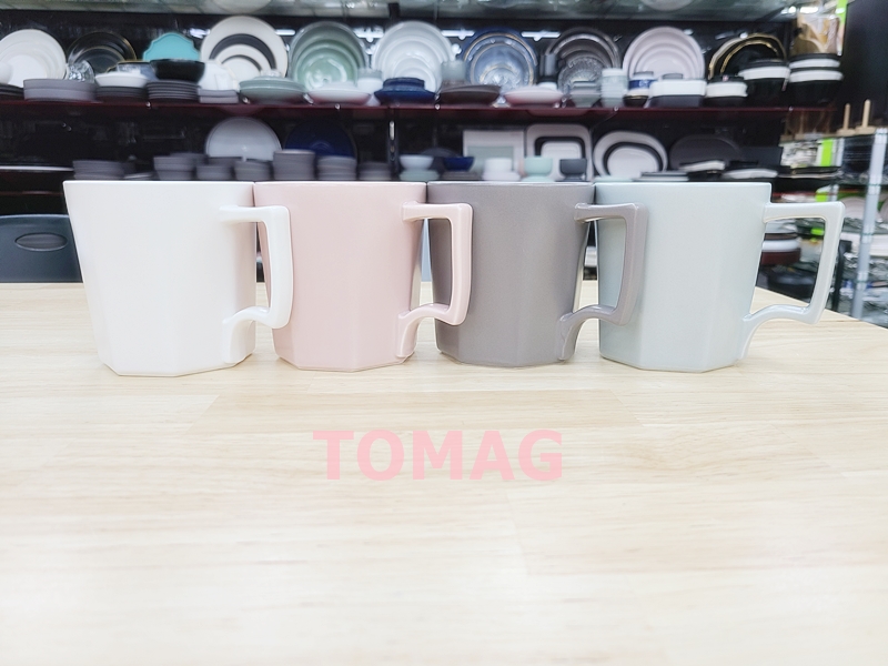 [TOMAG] 위즈라인 WIZLINE 팔각 카페 머그 400ml 5 color OCT : 토막키친