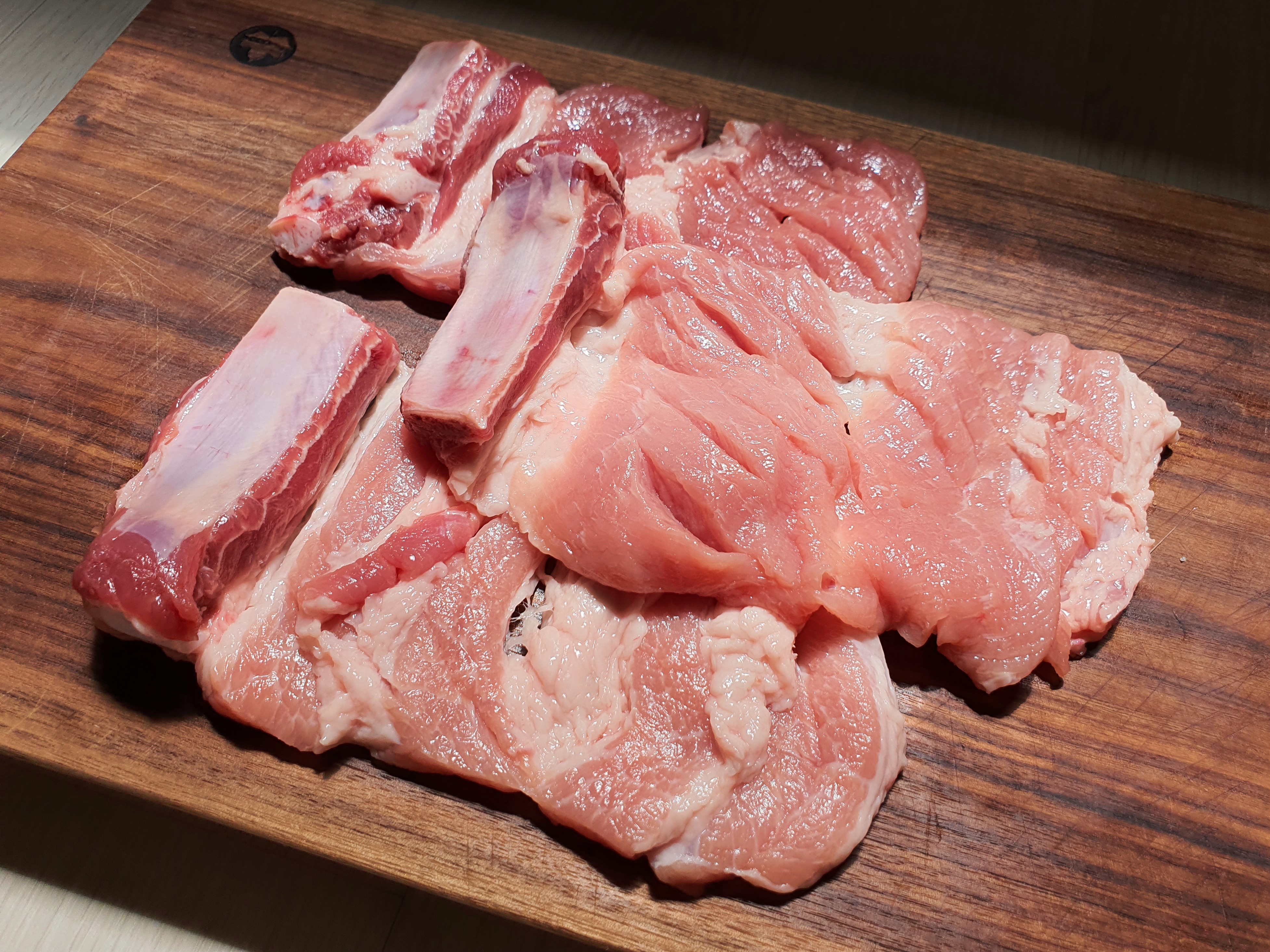 국내산 냉장 한돈 돼지갈비 1kg 찜용, 구이용 포뜬갈비 칼집 포갈비 생갈비 찜갈비 : 삼부미트