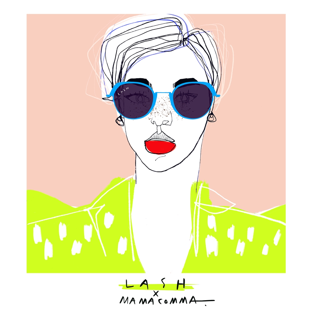 래쉬 마마콤마 콜라보 릴레이션 블루 lash x MAMA COMMA relation c1 : 마이스터안경