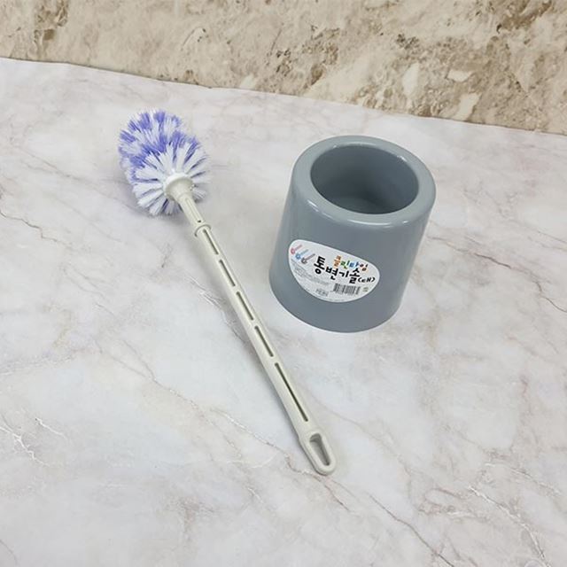 클린 타임 통변 기솔 색상 랜덤 욕실 용품 변기 청소솔 화장실 : 케이에스도매