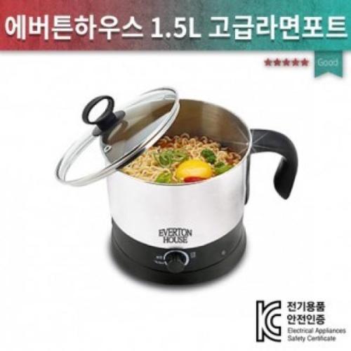 TFS015945캠핑냄비/라면포트/KC/에버튼하우스 멀티쿠커 1.5L 라면포트/라면기계/라면조리기/ : 페트로텍
