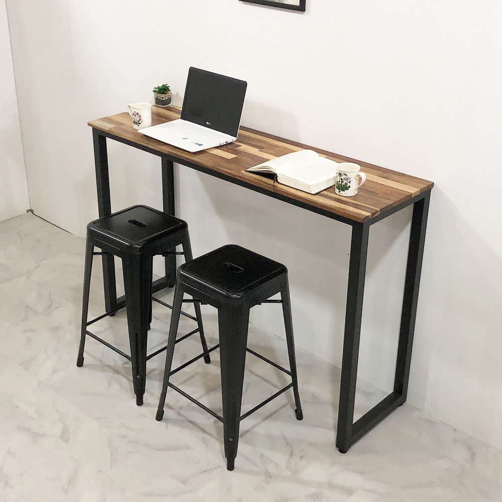 푸른숲가구 알비지아 아시안 월넛 원목 창가 베란다 1200x430x750 사이드테이블 : 푸른숲가구