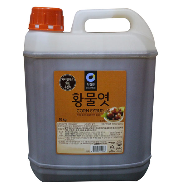 대상 청정원 황물엿 10kg×2말 [무료배송] : 푸드007 스토어