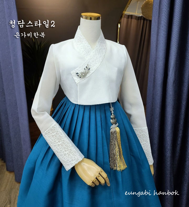 한복대여 은가비한복 청담스타일2 결혼식 여자 하객 혼주 가족 : 은가비한복
