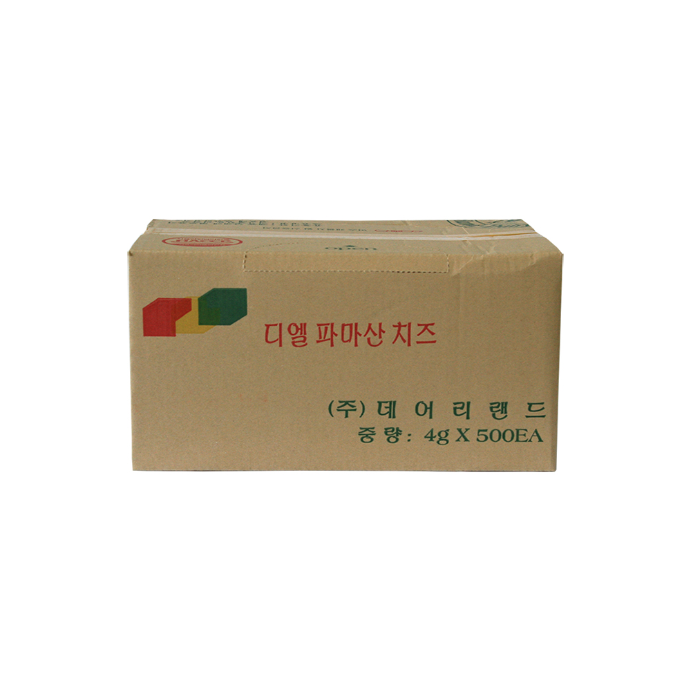 데어리랜드 디엘 파마산치즈 1박스 일회용(4g x 500개입) : 씨에이치푸드몰