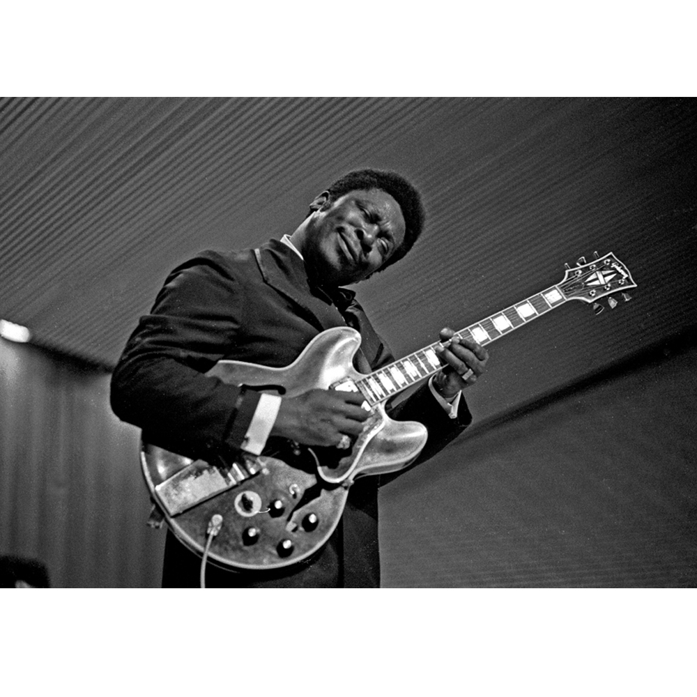 DMC-007 비비 킹 BB King 재즈 포스터 뮤지션 음악 A4  가로형 : 조이포스터