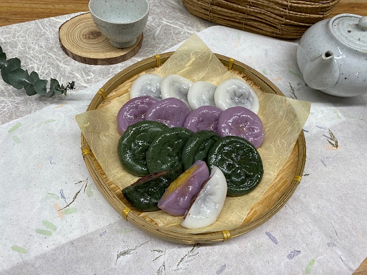 굳지않는앙금절편 백미3종 혼합 : 황금시루