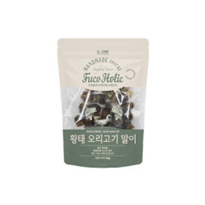 후코홀릭 국내산 수제 강아지 간식 명태녹차, 100g, 1개 : 더나은펫