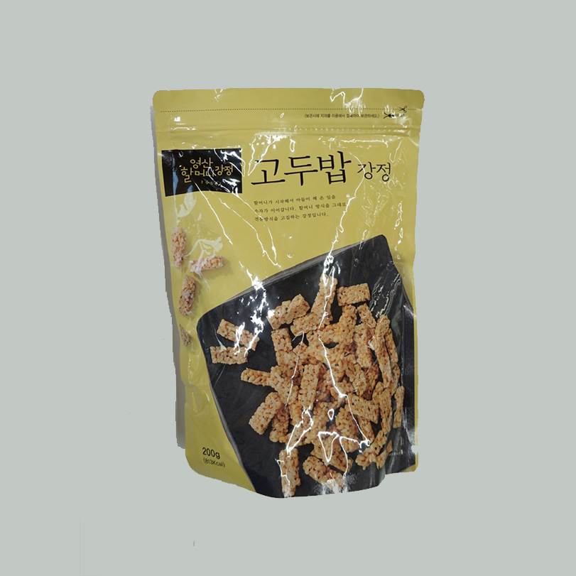 3대가 이어온 60년 전통 국산 쌀 보리 현미 고두밥 강정 4종 비건 간식 소포장 120g / 200g : 영산할머니 강정
