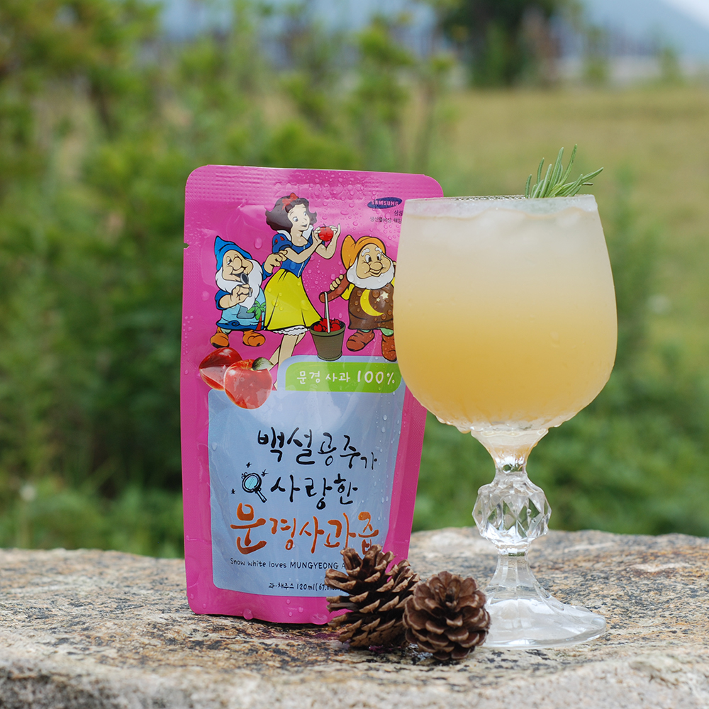 학사농원 백설공주가 사랑한 문경 사과즙 100ml 120ml 100개 : PM 08:35