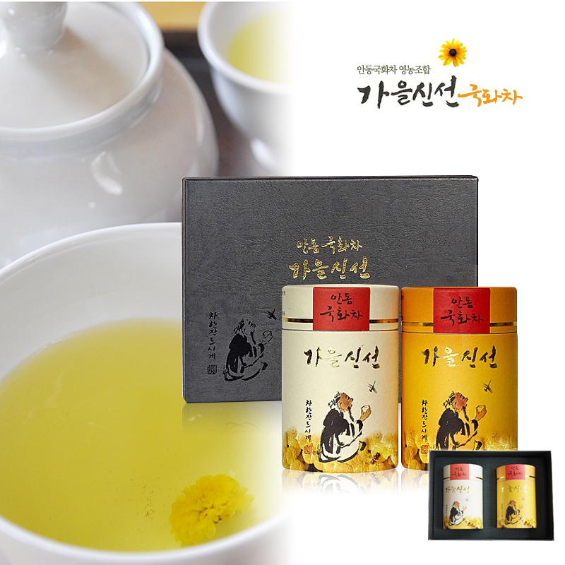 가을신선 국화차 선물세트 5호 40g 국화꽃차 효능 : 뉴원