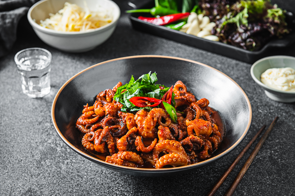 수제 쭈꾸미볶음 450g 집들이음식 캠핑요리 저녁메뉴 밀키트 한끼식사 : 신선테이블