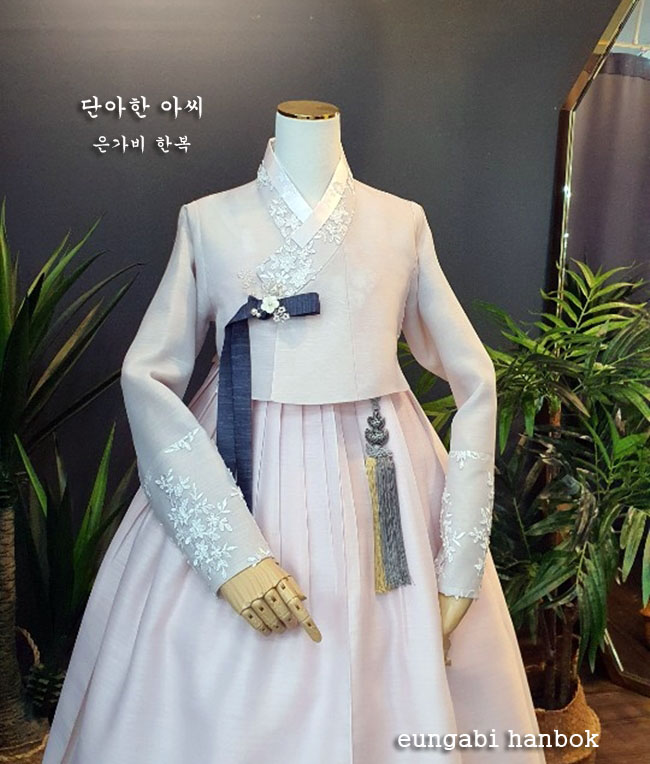 [한복대여 은가비한복]단아한아씨 우아한 미니당의 하객 혼주 결혼식한복 : 은가비한복