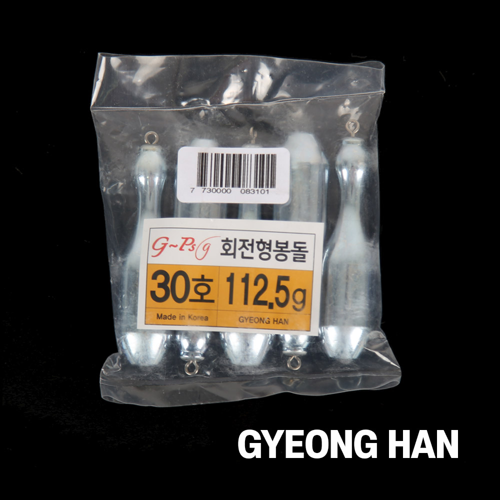 [털보낚시] 경한테크 GPS 회전봉돌 원투봉돌 미사일싱커 초원투용봉돌 : 털보낚시