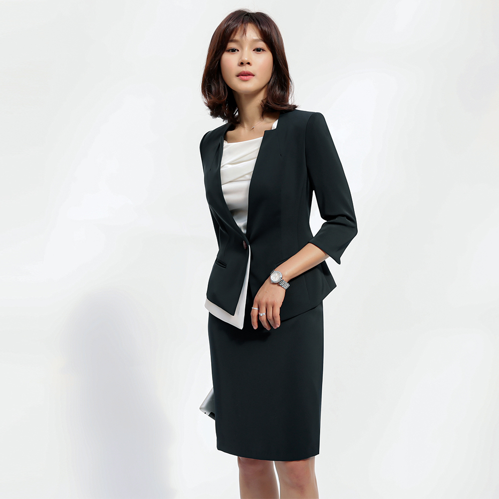 조셉 네이비 면접 정장 호텔유니폼 오피스룩 사무복 피부미용 피부과 코디네이터 : 라린느스타일